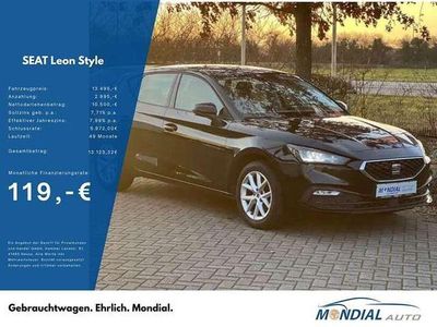 Gebraucht Seat Leon Style 90 PS (66 kW) 2022 Schwarz Limousine