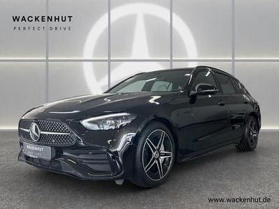 Schwarz Gebraucht 2023 Mercedes C180 AMG Kombi | 34.489 € (Fairer Preis)