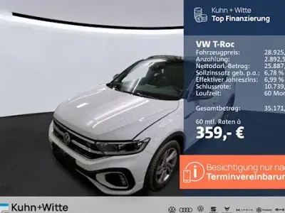 Brugt VW T-Roc R-line 150 HK (110 kW) 2023 Hvid SUV