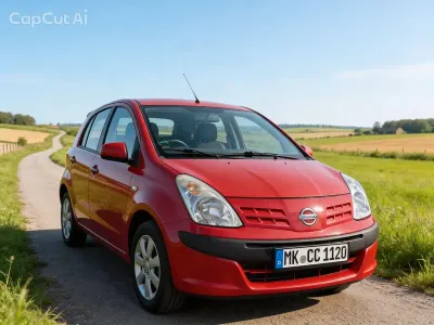 Gebraucht Nissan Pixo Acenta 68 PS (50 kW) 2010 Rot Kleinwagen
