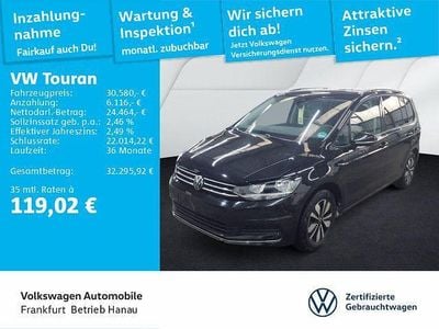 Gebraucht VW Touran Goal 150 PS (110 kW) 2025 Schwarz Van / Kleinbus