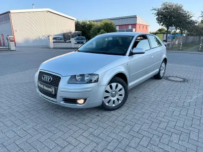 Gebraucht Audi A3 Attraction 102 PS (75 kW) 2008 Silber Kleinwagen