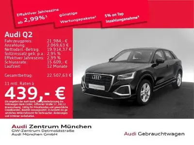 Gebraucht Audi Q2 Advanced Plus 110 PS (80 kW) 2023 Brillantschwarz SUV