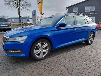 Gebraucht Skoda Superb Ambition 200 PS (147 kW) 2021 Blau Kombi