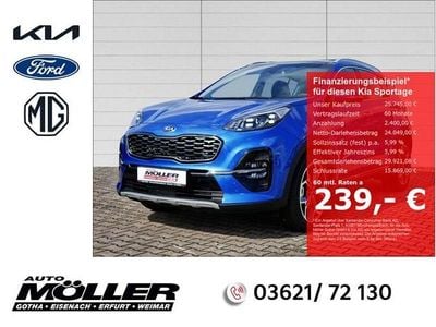 Gebraucht Kia Sportage GT-Line 185 PS (136 kW) 2021 Blau SUV