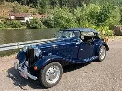 Käytetty MG TD 54 HP (39 kW) 1952 Sininen Avoauto