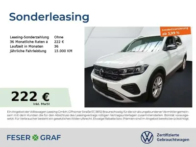 Gebraucht VW T-Cross Goal 116 PS (85 kW) 2025 Weiß SUV