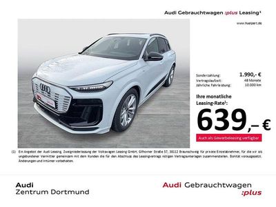 Gebraucht Audi Q6 e-tron S-Line 284 kW (387 PS) 2025 Weiß SUV