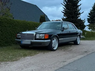 Brugt Mercedes S280 185 HK (136 kW) 1980 Sort Sedan