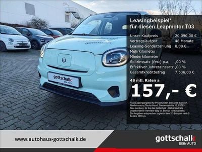 Neu Leapmotor T03 69 kW (95 PS) 2026 Grün Kleinwagen