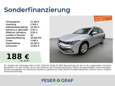 Gebraucht VW Golf VIII 150 PS (110 kW) 2022 Reflexsilber Kombi