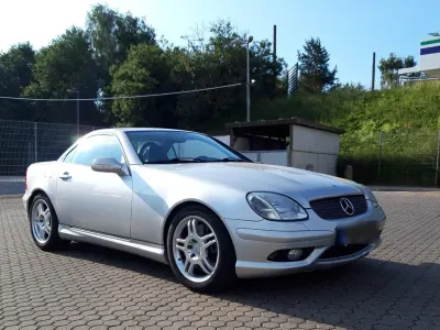 Gebraucht Mercedes SLK32 AMG AMG 354 PS (260 kW) 2002 Silber Cabrio