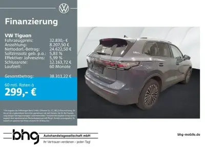 Gebraucht VW Tiguan Life 150 PS (110 kW) 2025 Grau SUV