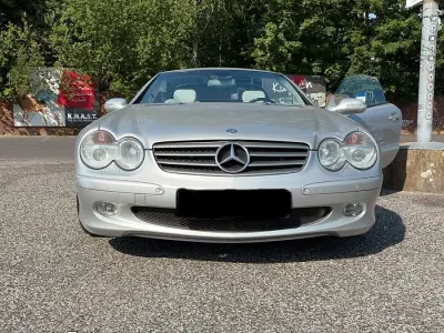 Gebraucht Mercedes SL500 306 PS (225 kW) 2002 Silber Cabrio
