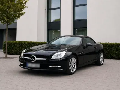Gebraucht Mercedes SLK200 184 PS (135 kW) 2011 Schwarz Cabrio