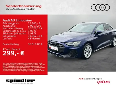 Gebraucht Audi A3 S-Line 150 PS (110 kW) 2025 Navarrablau metallic Limousine