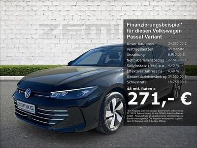 Gebraucht VW Passat Business 150 PS (110 kW) 2025 Schwarz Kombi