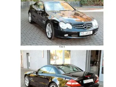 Occasion Mercedes SL350 Edition 245 ch (180 kW) 2005 Noir Cabriolet