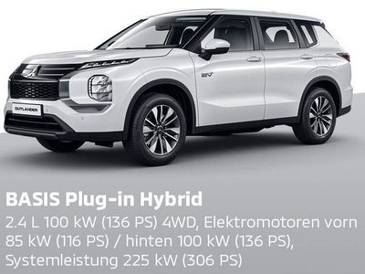 Neu Mitsubishi Outlander P-HEV Basis 306 PS (225 kW) 2025 Weiß SUV