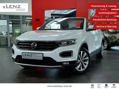Gebraucht VW T-Roc Cabriolet Style 150 PS (110 kW) 2021 Weiß Cabrio