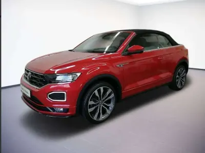 Gebraucht VW T-Roc Cabriolet R-line 150 PS (110 kW) 2021 Rot Cabrio