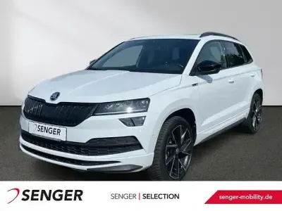 Gebraucht Skoda Karoq SportLine 190 PS (139 kW) 2022 Weiß SUV