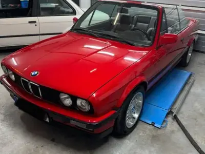 Gebraucht BMW 320 Cabriolet 130 PS (95 kW) 1990 Rot Cabrio