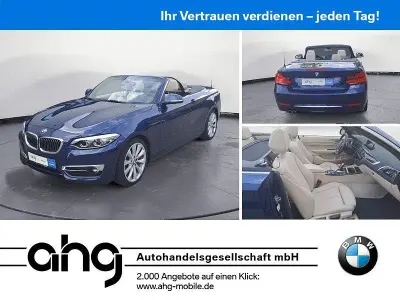 Gebraucht BMW 225 Luxury Line 224 PS (164 kW) 2018 Blau Cabrio
