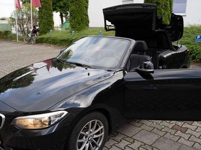 Usata BMW 218 136 CV (100 kW) 2016 Nero Cabrio