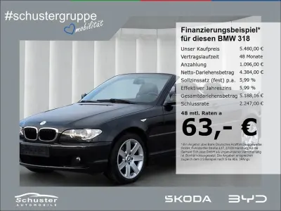 Gebraucht BMW 318 Cabriolet Sport Line 143 PS (105 kW) 2003 Black sapphire metallic Cabrio