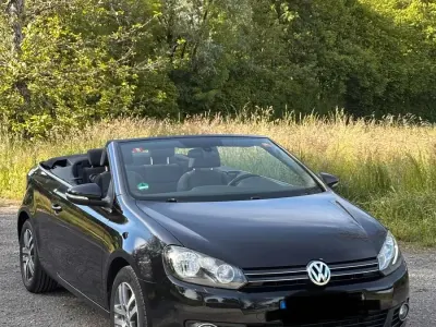 Gebraucht VW Golf 105 PS (77 kW) 2011 Schwarz Cabrio