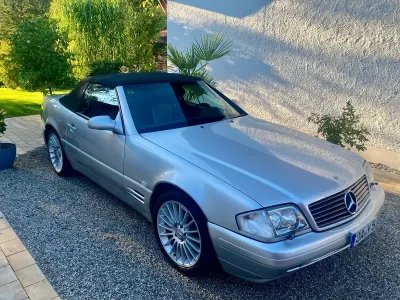 Gebraucht Mercedes SL500 306 PS (225 kW) 2000 Silber Cabrio