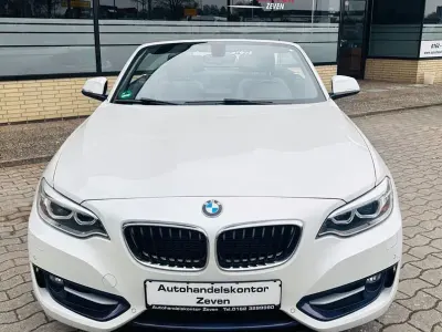 Usata BMW 218 Sport Line 136 CV (100 kW) 2016 Bianco Cabrio