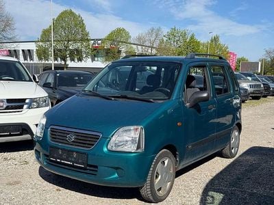Begagnad Suzuki Wagon R+ GL 76 HK (55 kW) 2004 Grön Minibuss