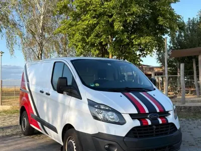 Gebraucht Ford Transit Custom 125 PS (91 kW) 2014 Weiß Van / Kleinbus