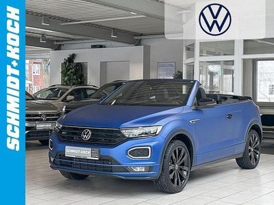 Gebraucht VW T-Roc Cabriolet R-line Edition 150 PS (110 kW) 2021 Blau Cabrio
