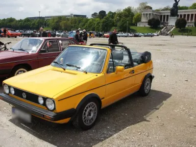 Gebraucht VW Golf Cabriolet 111 PS (81 kW) 1987 Gelb Cabrio