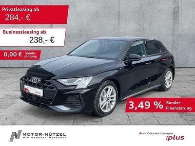 Gebraucht Audi A3 S-Line 150 PS (110 kW) 2025 Mythosschwarz metallic Limousine