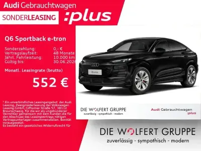 Gebraucht Audi Q6 Sportback e-tron Ambiente 185 kW (252 PS) 2025 Mythosschwarz metallic SUV