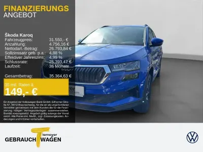 Gebraucht Skoda Karoq Selection 150 PS (110 kW) 2025 Blau SUV