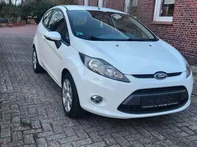 Gebraucht Ford Fiesta Trend 60 PS (44 kW) 2011 Weiß Kleinwagen