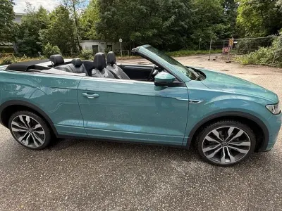 Gebraucht VW T-Roc Cabriolet R-line 150 PS (110 kW) 2020 Grün Cabrio