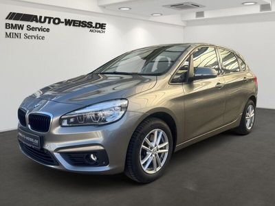 Gebraucht BMW 218 Active Tourer Advantage 136 PS (100 kW) 2016 Platinsilber metallic (silber) Van / Kleinbus
