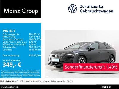 Gebraucht VW ID.7 Pro 210 kW (286 PS) 2024 Schwarz Kombi