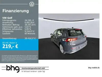 Gebraucht VW Golf VIII Style 190 PS (139 kW) 2024 Grau Limousine