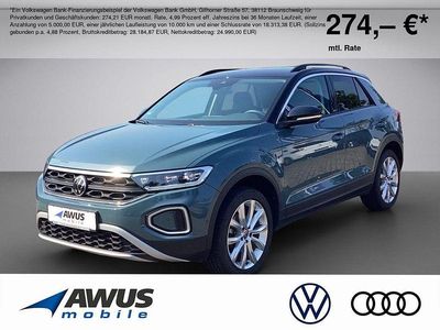 Gebraucht VW T-Roc Move 150 PS (110 kW) 2024 Blau / petroleum blue (metallic) SUV