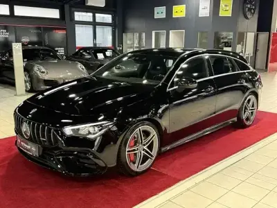 Brugt Mercedes CLA45 AMG Shooting Brake AMG 422 HK (310 kW) 2021 Sort Stationcar