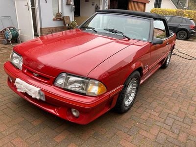 Brugt Ford Mustang 228 HK (167 kW) 1988 Rød Cabriolet