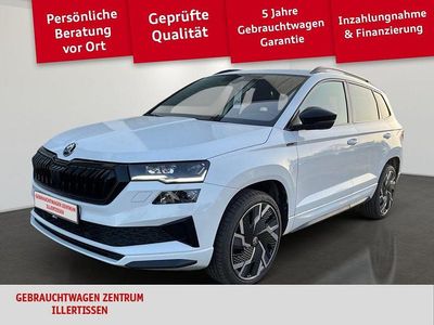 Gebraucht Skoda Karoq SportLine 150 PS (110 kW) 2022 Moonweiss metallic SUV
