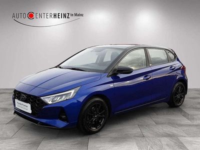 Intense blue/ black / met Gebraucht 2021 Hyundai i20 Intro Edition Limousine | 13.900 € (Fairer Preis)